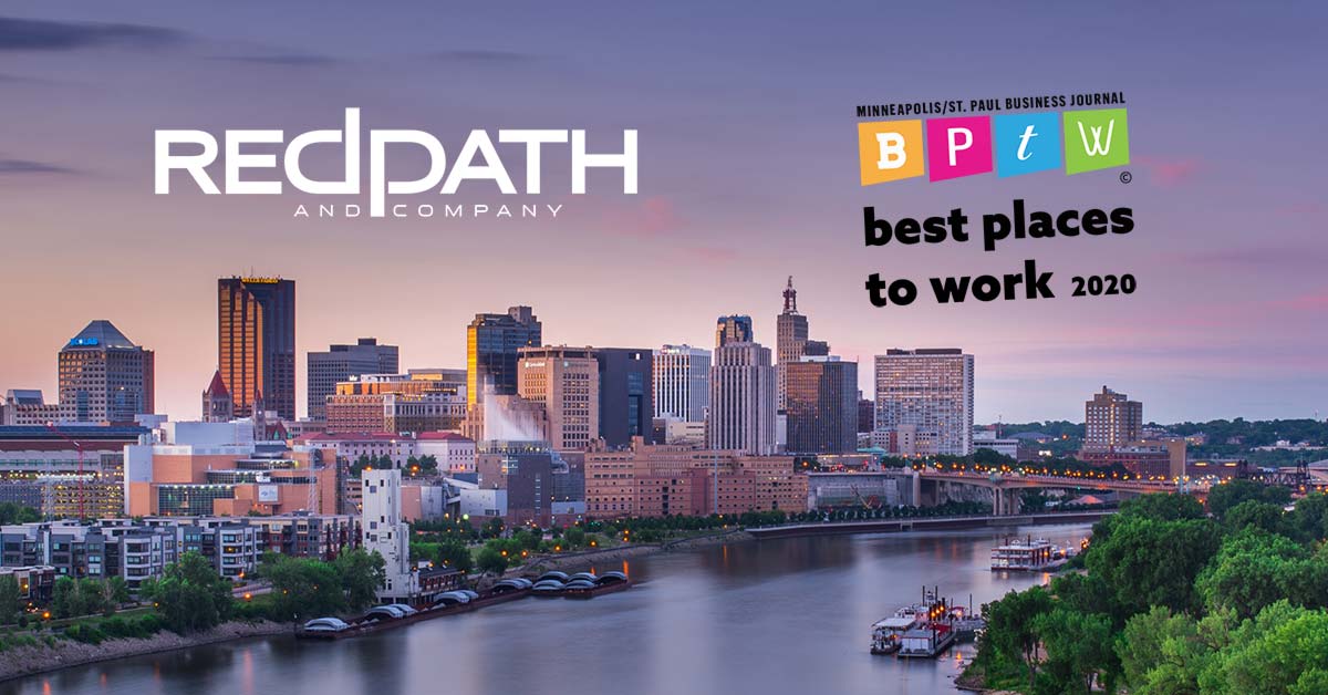 Redpath and Company Is Named to the 2020 MSPBJ Best Places to Work List