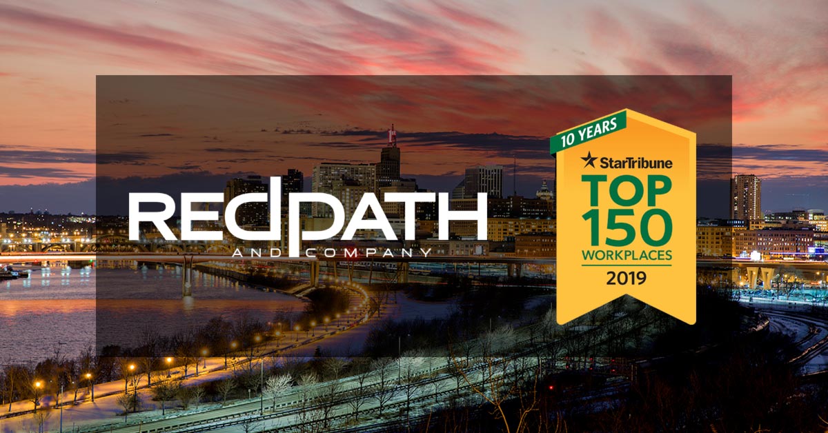 Star Tribune Names Redpath and Company a 2019 Top 150 Workplace